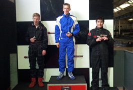 Racing Perfection Kart Academy Eastleigh Juniors Final Podium - Round 9